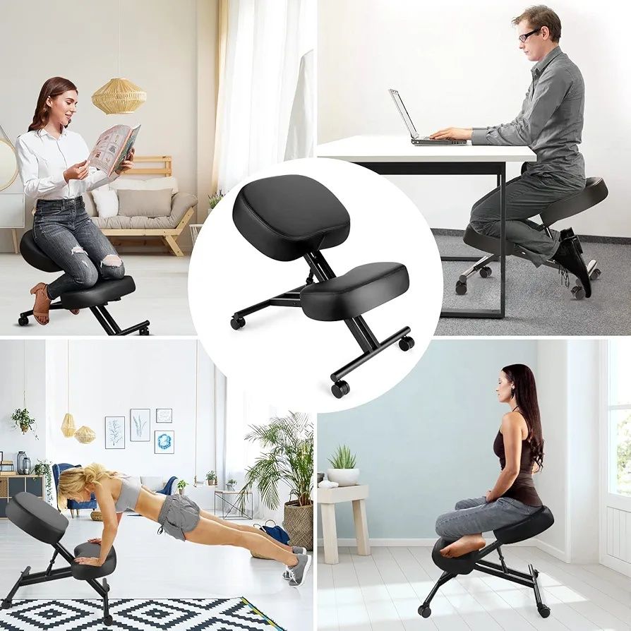 Krzesło ergonomiczne korygujące kleczące Himimi N346