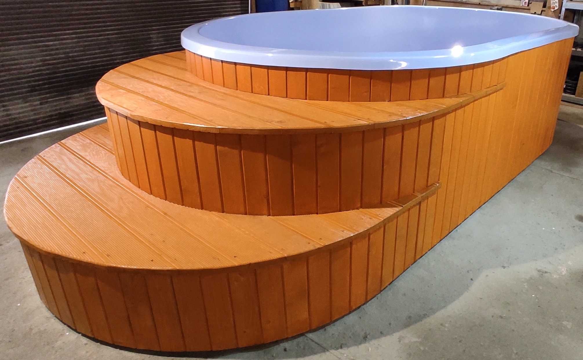 Całoroczny basen ogrodowy 420 cm x 210 cm x 100 cm, podgrzewacz 3kW