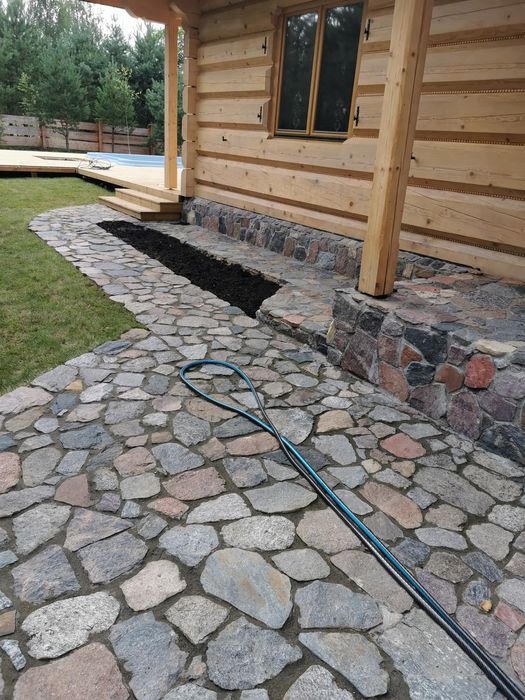 Kamień polny łupany,elewacyjny,podjazd,ogrodzenie