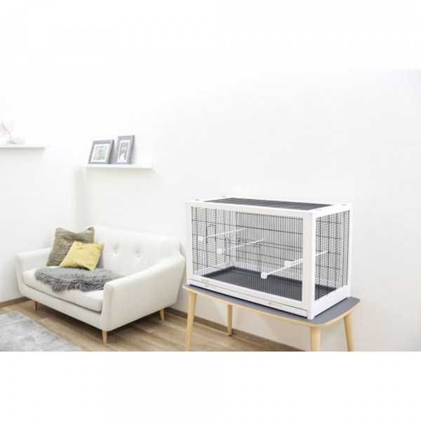 Gaiola para Aves – Estrutura em Madeira (100 x 50 x 60 cm)