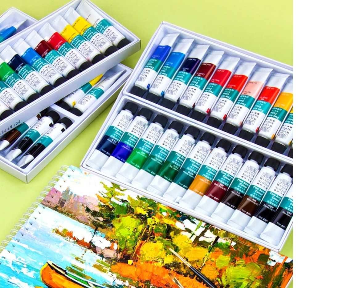 Професійний набір акрилових фарб Winsor & Newton (18 * 10 мл.)