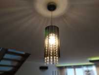 Lampa wisząca Lana czarna E14 Italux