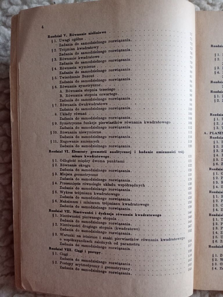 Książka matematyczna - Kurs przygotowawczy z matematyki