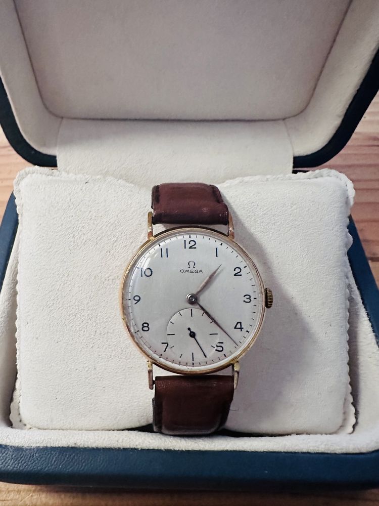 Relógio Omega Vintage Ouro 18kt Anos 40-50