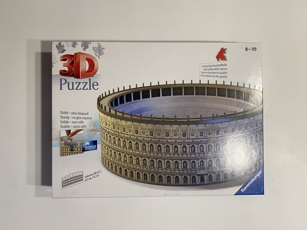 3D Пазл Конструктор Колизей Ravensburger (Не лего)