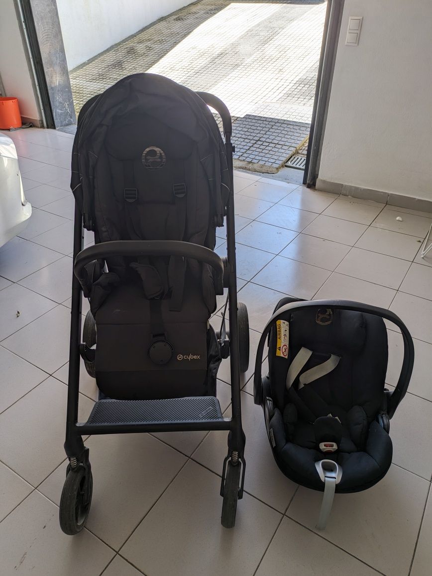 Carrinho de passeio Balios S e Ovo Cybex Cloud Q