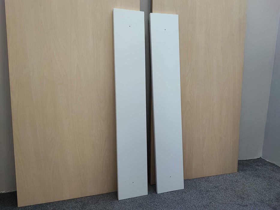 Półka Ikea Bergshult 120 x 20cm biała dekoracyjny brzeg