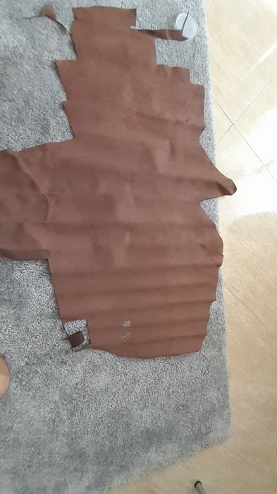 Couro Castanho Genuíno