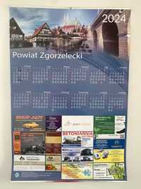 Kalendarz ścienny 2024 Powiat Zgorzelecki 67x99
