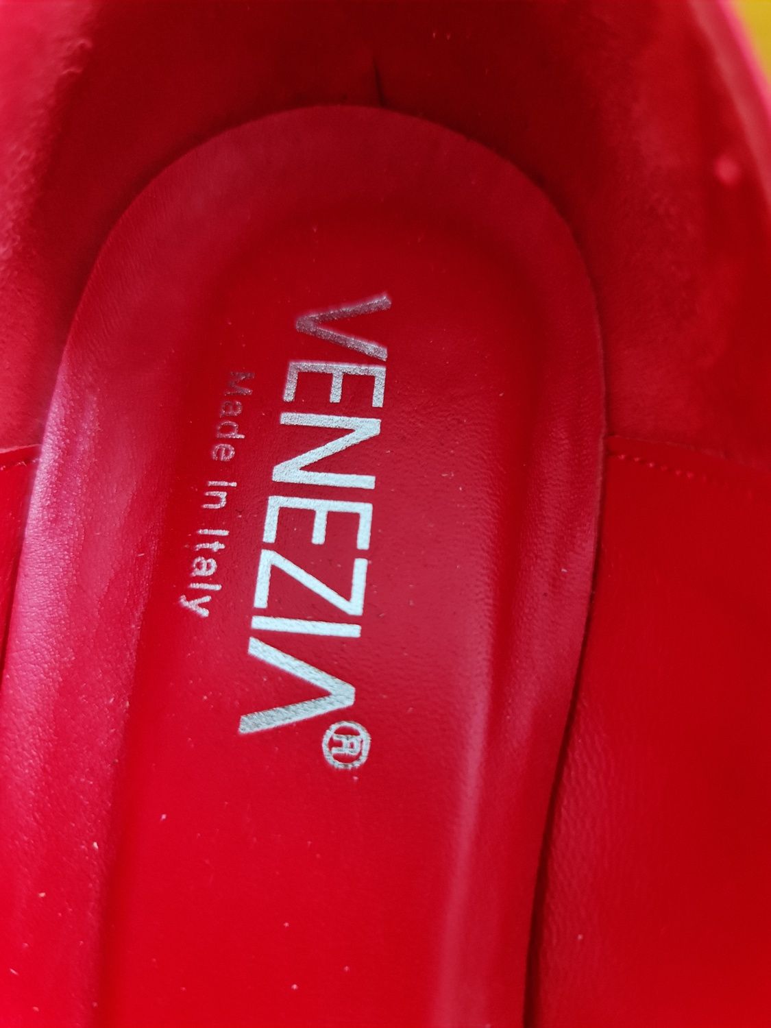 Buty słupki Venezia - czerwone