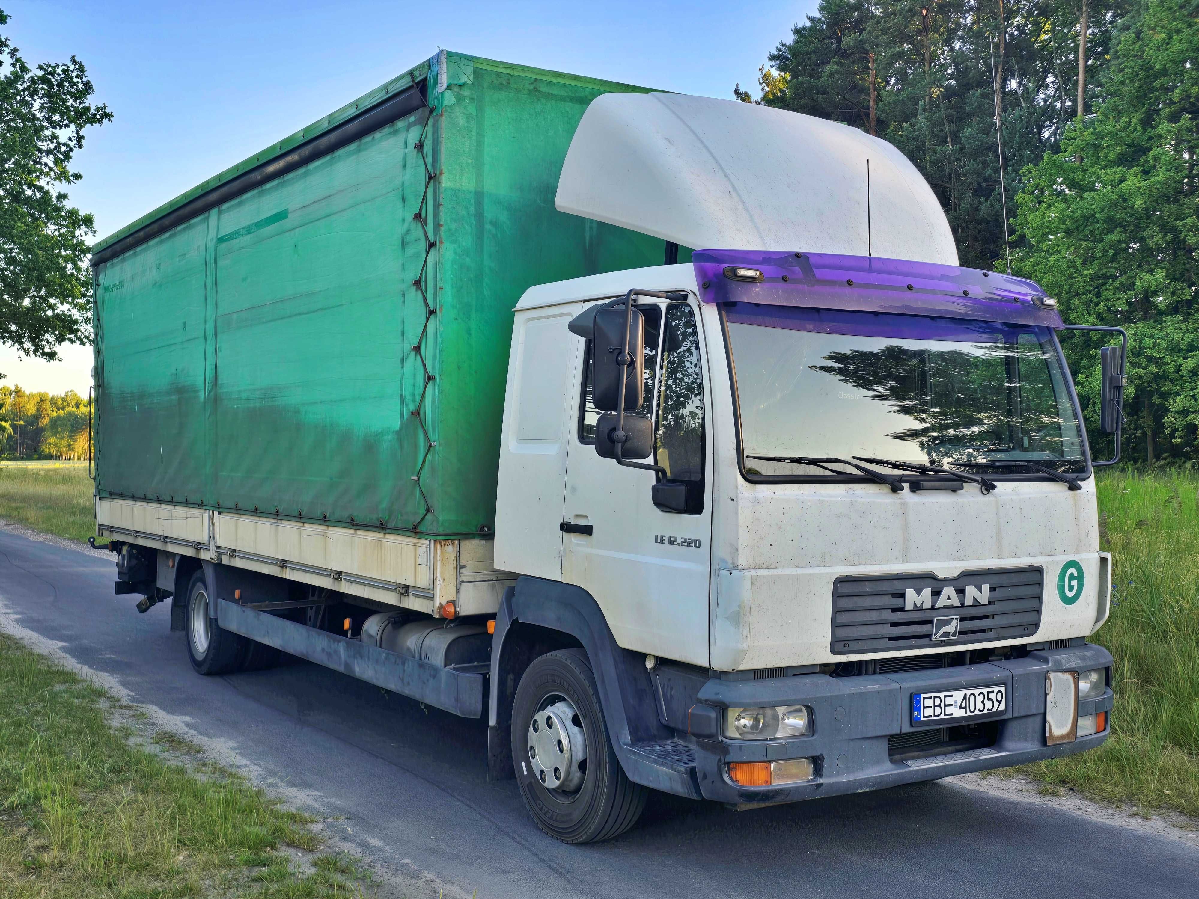 MAN L2000, Winda, Leżanka, Klima, Webasto, Długie opłaty, 18EP