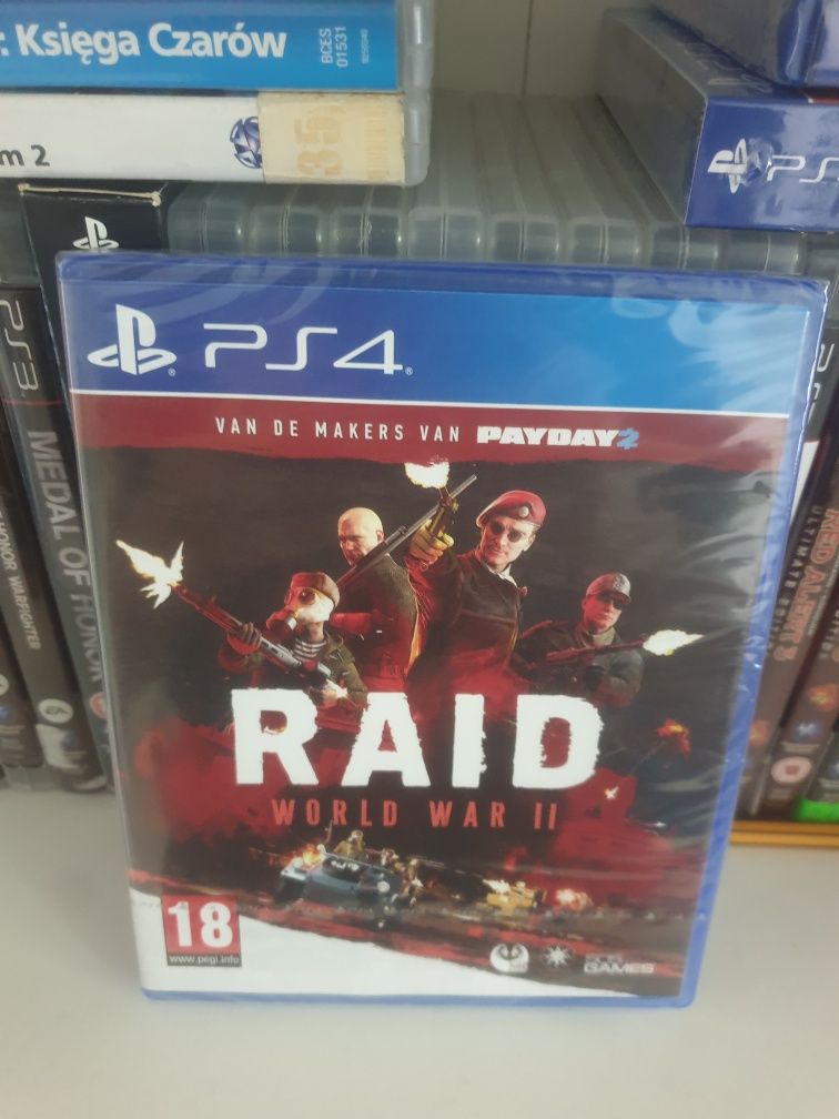 Raid world war 2 II nowa folia ps4 ps5 playstation 4 5