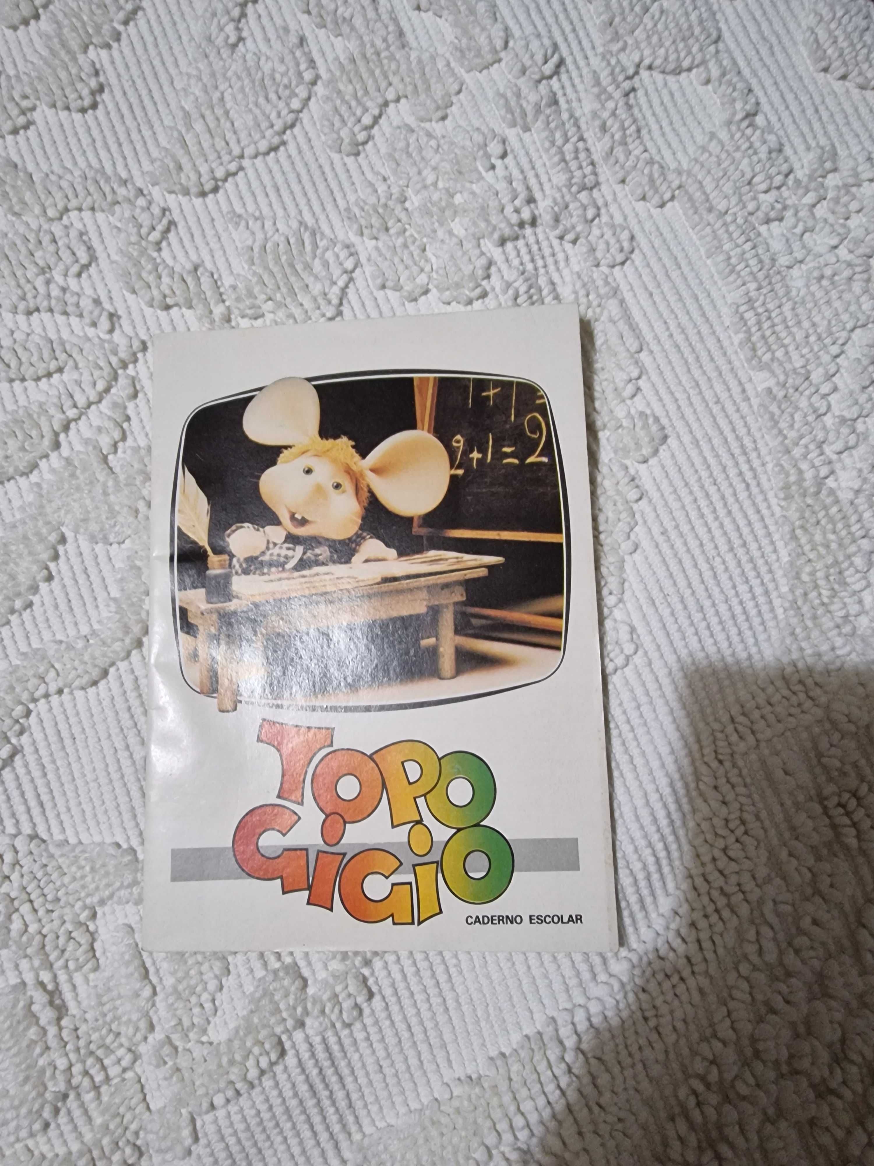 Cadernos escolares vintage Ambar Topo Gigio