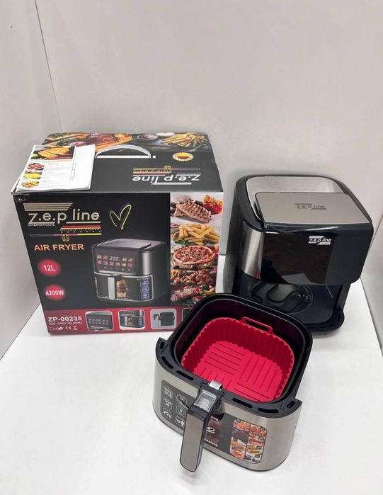 Аерогриль 12 л 2 ТЕНи 12 програм 4200 Вт Zepline ZP-00235 / аэрогриль