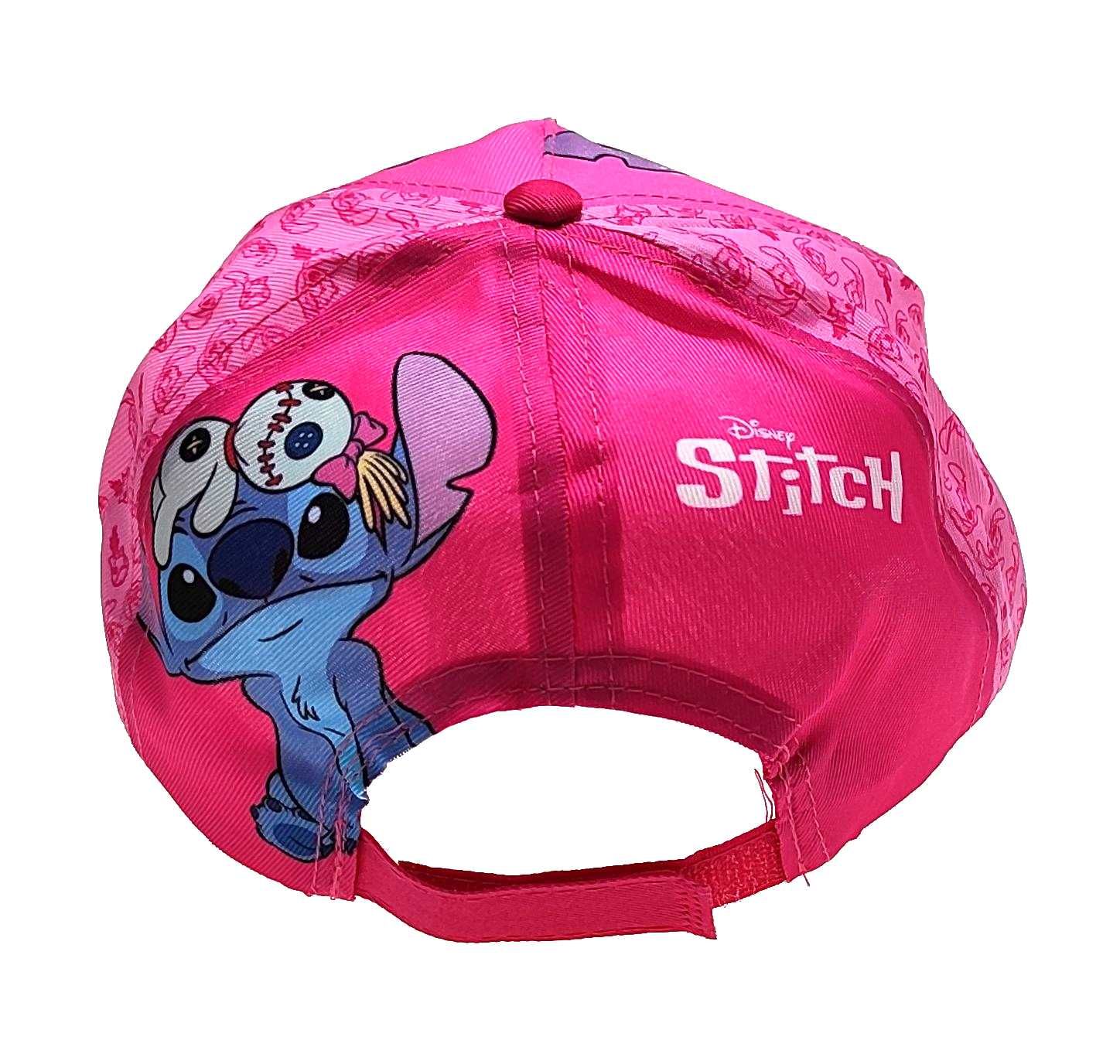 Różowa czapka z daszkiem Disney Stitch - 53 cm