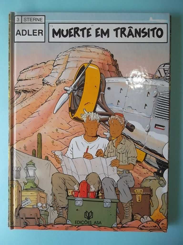 ADLER - 3 volumes em português das Edições Asa