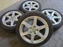 4 alufelgi Audi 17 cali 5x112. + Opony 225/45 r17