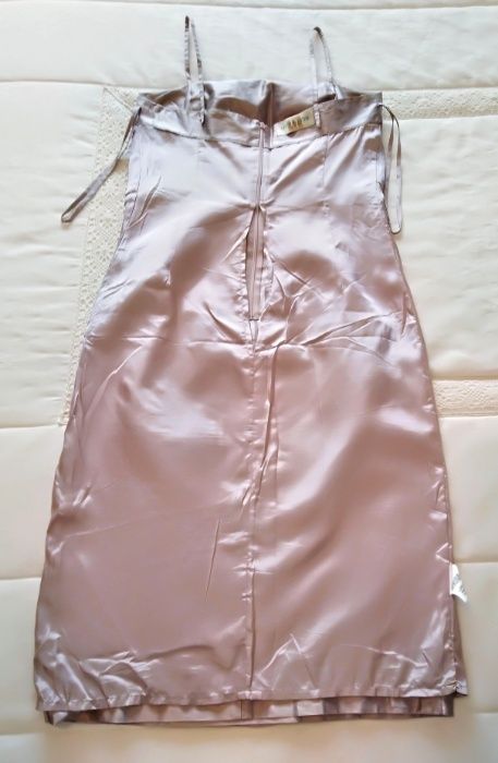 Vestido rosa 100% seda natural da Tintoretto. Óptimo preço