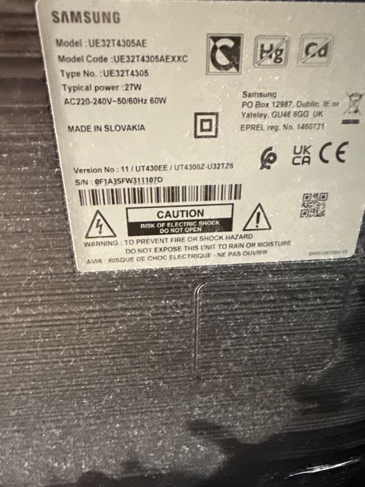 TV Samsung UE32T4305AEXXC (LED – 32’’ – 81 cm – Smart TV).