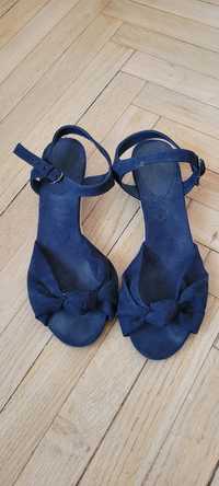 Granatowe sandały damskie GRACELAND