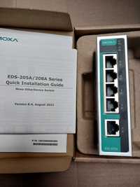 Moxa EDS 205A коммутатор, Advantech ICR-2431 4G роутер