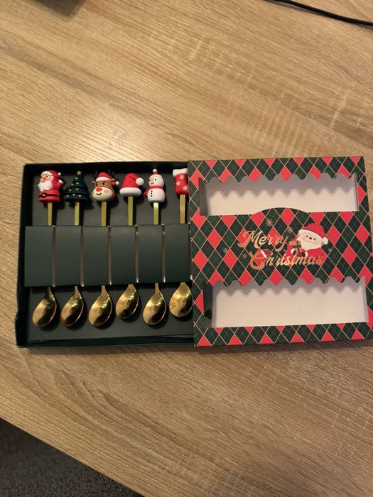 Conjunto de colheres Natal - 6 unidades