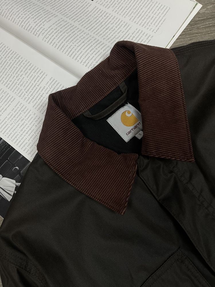 Оригінальна вінтажна ващена куртка carhartt arctic coat wax