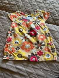 Sukieneczka bluzeczka dziewczeca 86 NEXT braz jasny