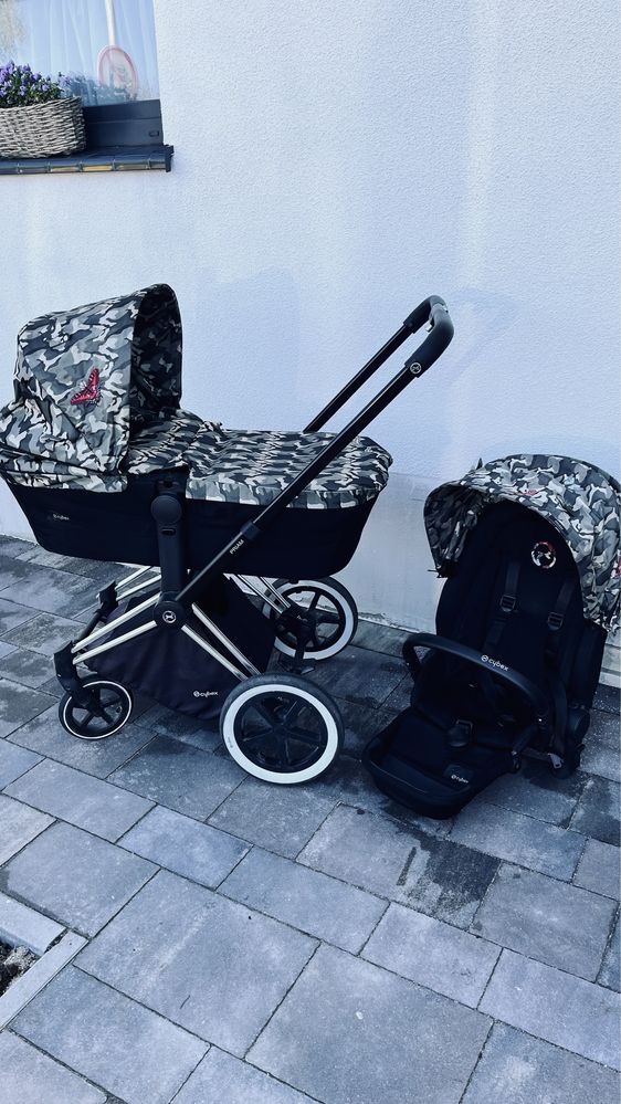 Wozek Cybex priam butterfly spacerowka i gondola