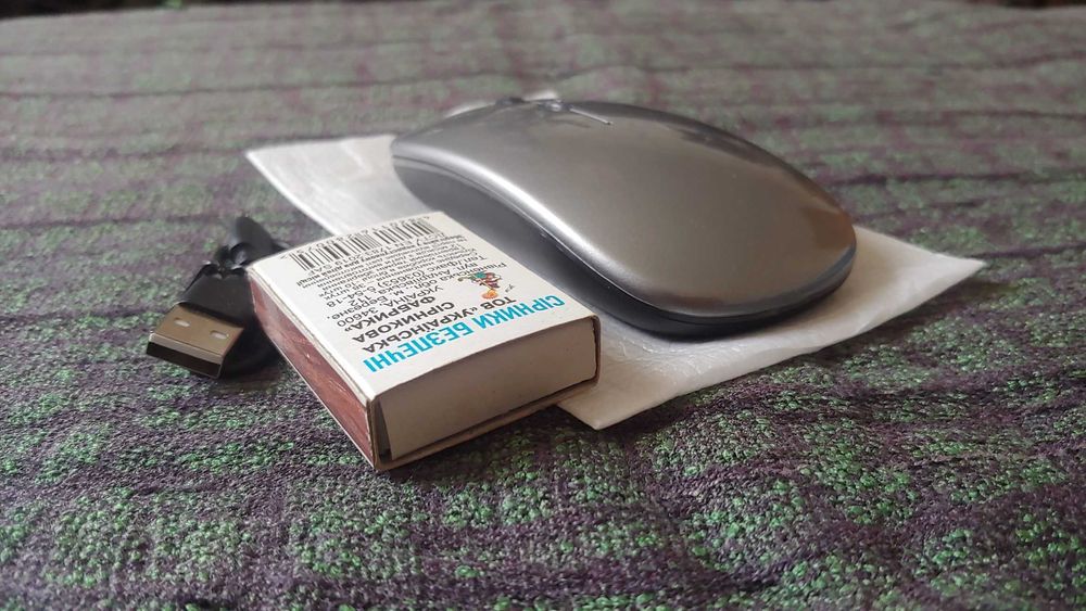 Мышка Bluetooth DPI к любому гаджету беспроводная Usb адаптер новая