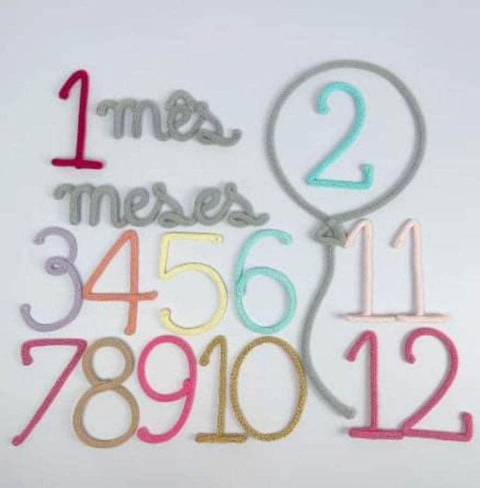 Mesversário em tricotin