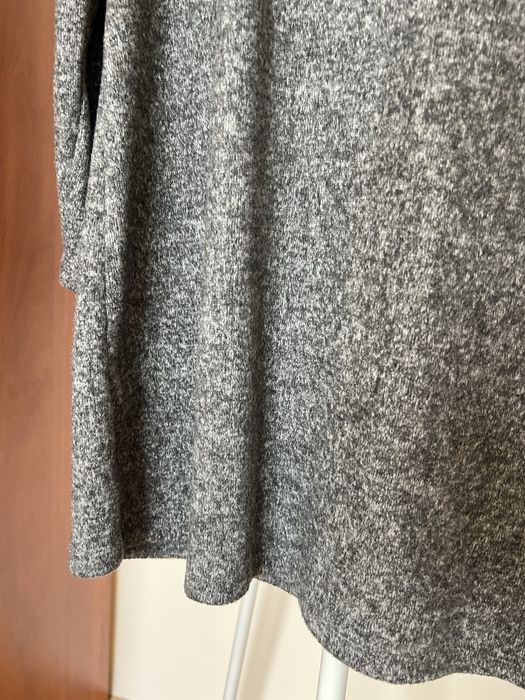 Szara sukienka z golfem XL