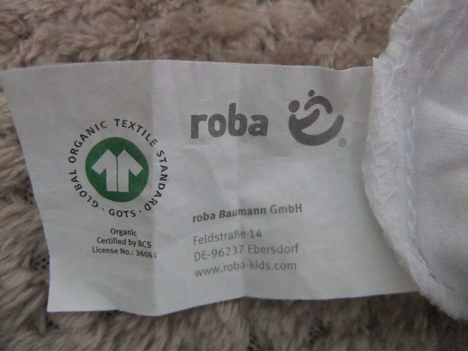 Roba,Baby Mam, 3 prześcieradła do łóżeczka,bawełna org., GOTS,Oeko-Tex