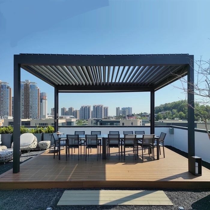 Altana aluminiowa , pergola , 4x4 , super jakość , elektryczna , led