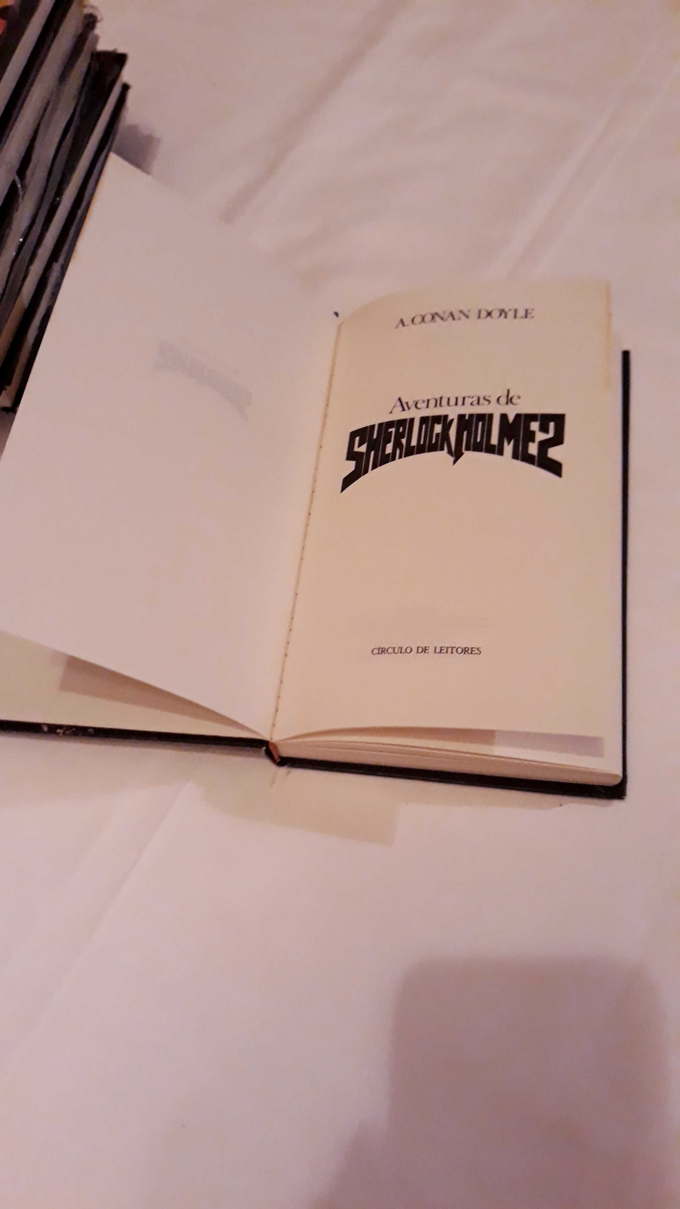Livro aventuras de Sherlock Holmes