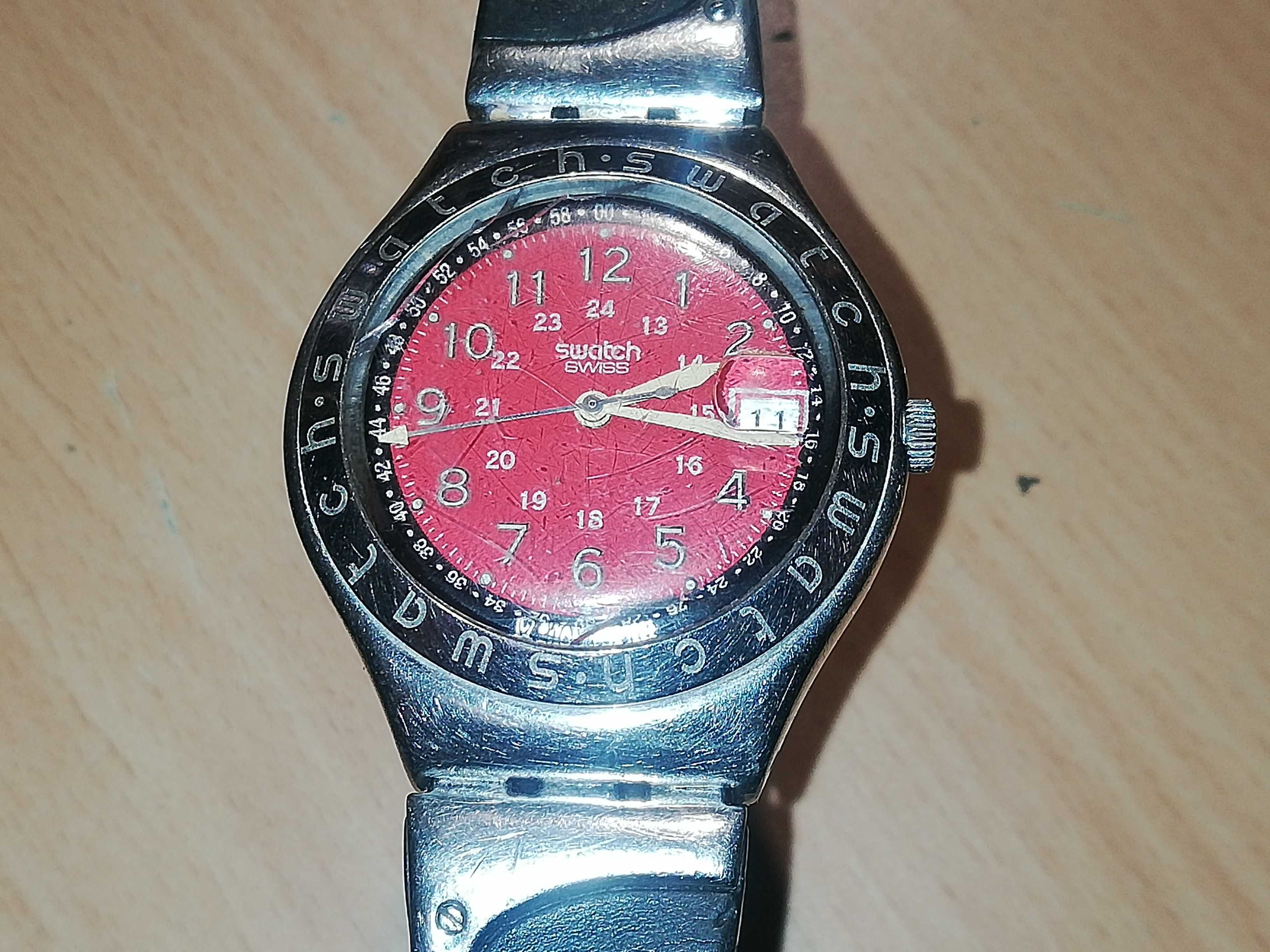 Zegarek Swatch Swiss Happy Joe Red kwarc 1993