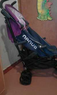 Jane Nanuq коляска трость, фиолетовая, компактная ,прогулочная, NANUQ