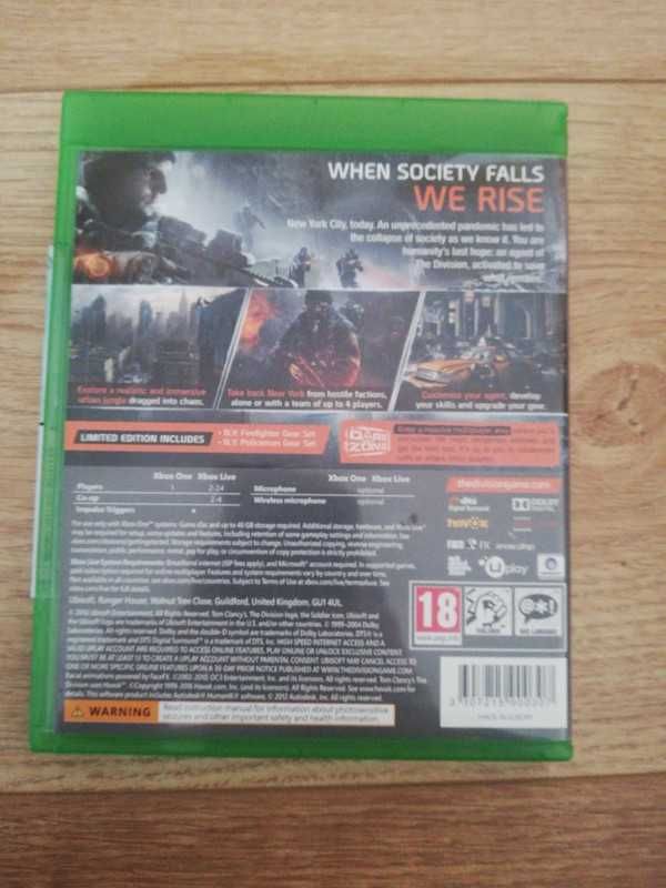 Jogo Tom Clancy's The Division Limited Edition para Xbox One