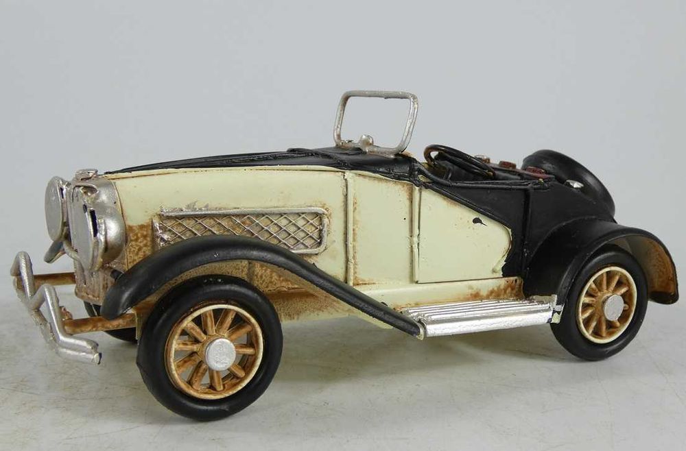 Metalowy zabytkowy model auto RETRO pojazd retro 16 cm