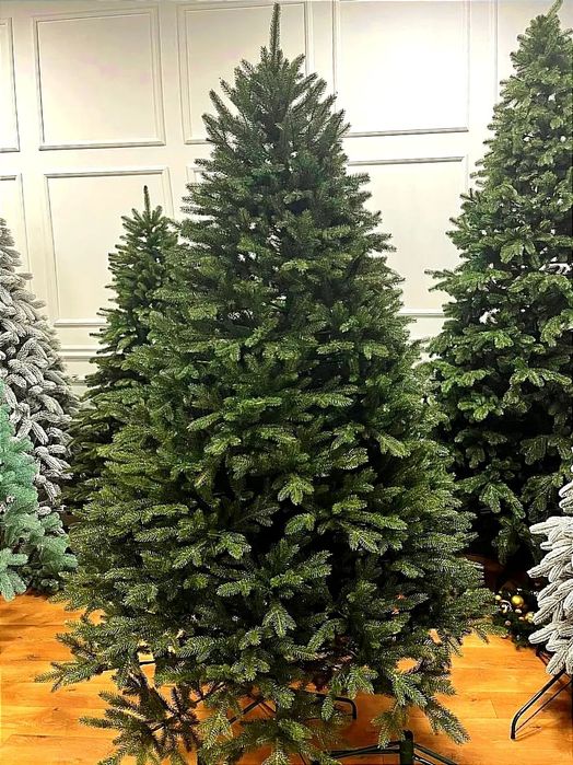 Альпійська найпишніша штучна лита ялинка  зелена , Ёлка литая