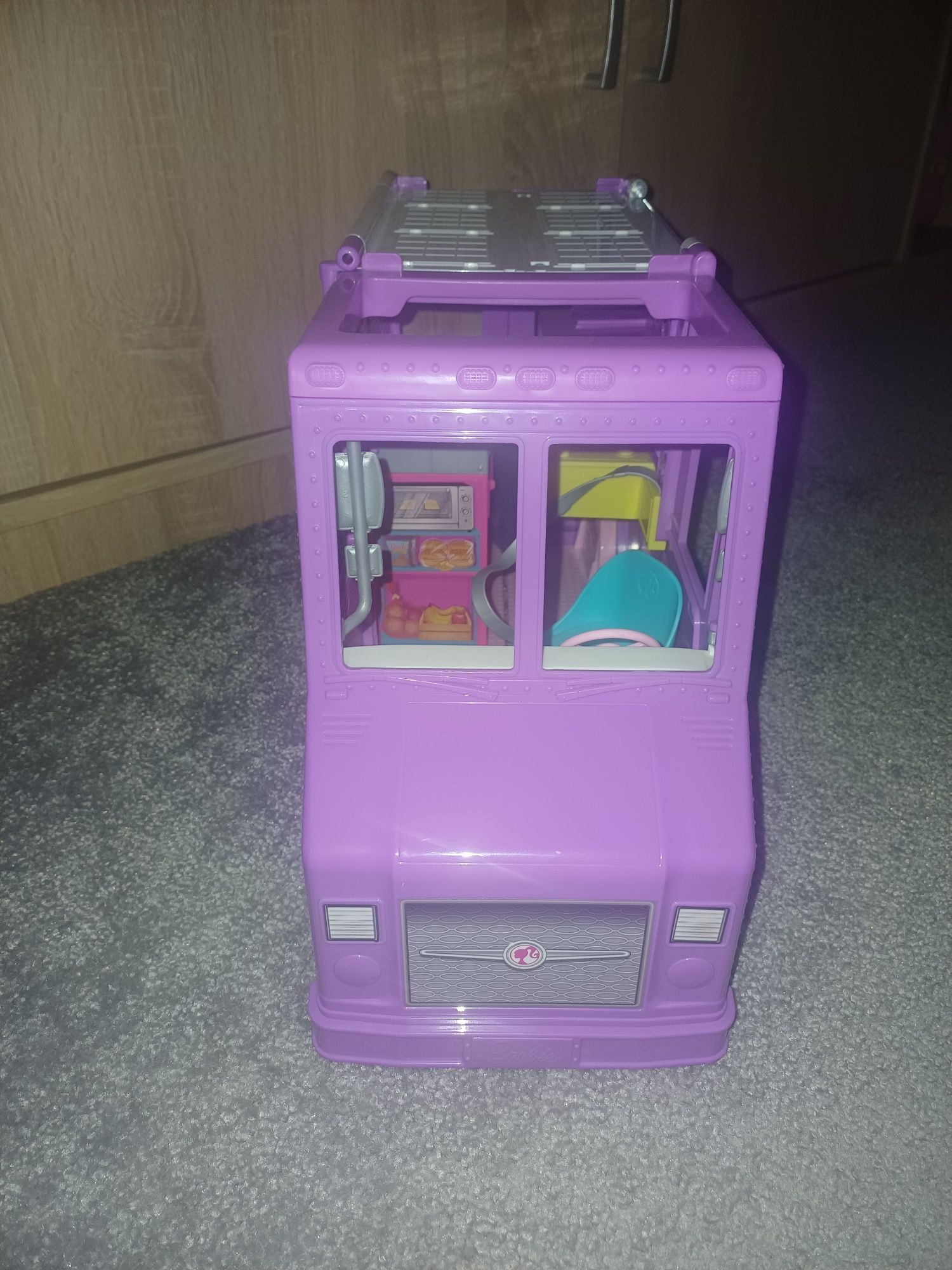 Kamper barbie food truck z akcesoriami