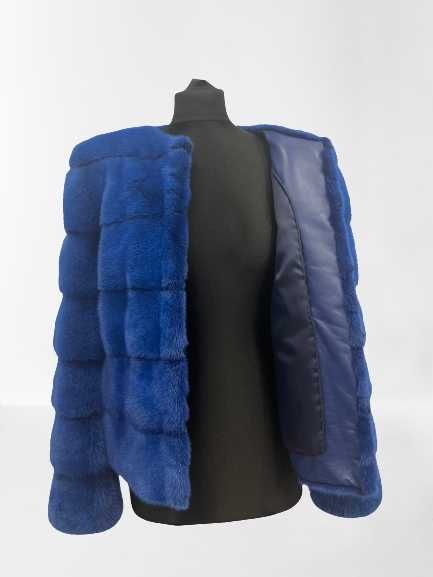 Kurtka grzbiety norcze electric blue