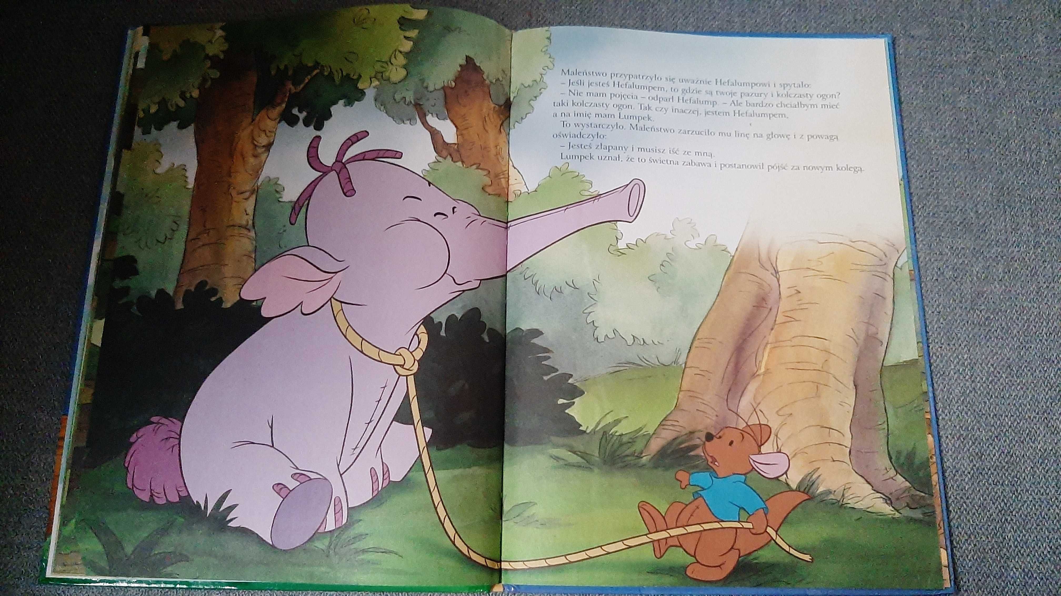 Kubuś Puchatek i słonik Kubuś i Hefalumpy Walt Disney Egmont A4 twarda