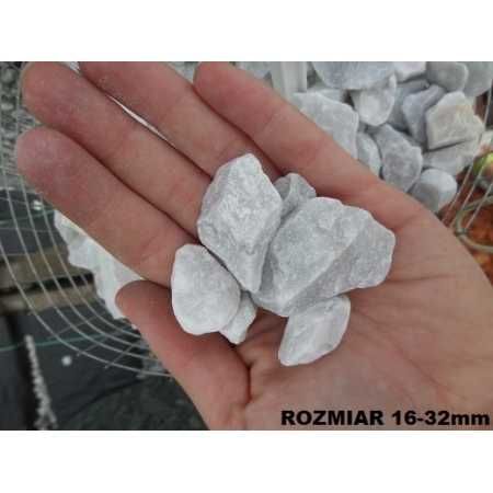 Grys Bianco Carrara 8-21 lub 21-40 szary kamień ozdobny ogrodowy