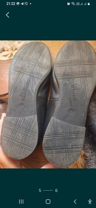 Шкіряні туфлі 42 р балетки