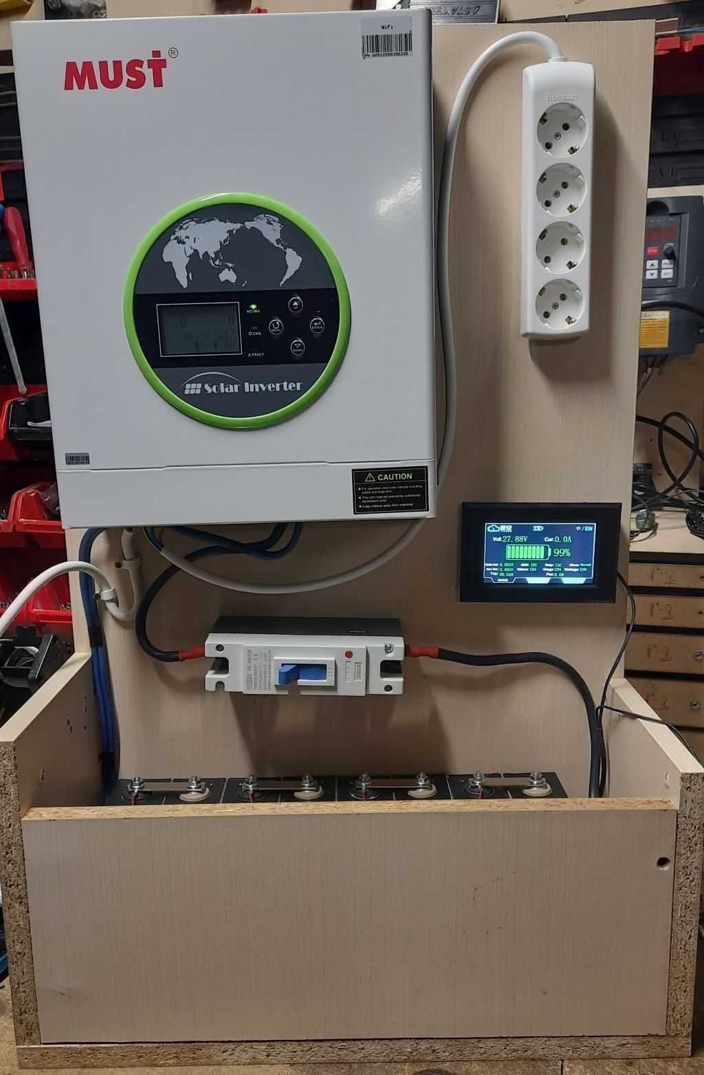 Система безперебійного живлення на MUST PV1800 PV18 3224 PRO.