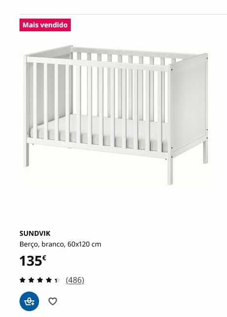 Berço Ikea Sundvik