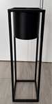 Vaso planta DETLEF L15xC15xA50cm preto