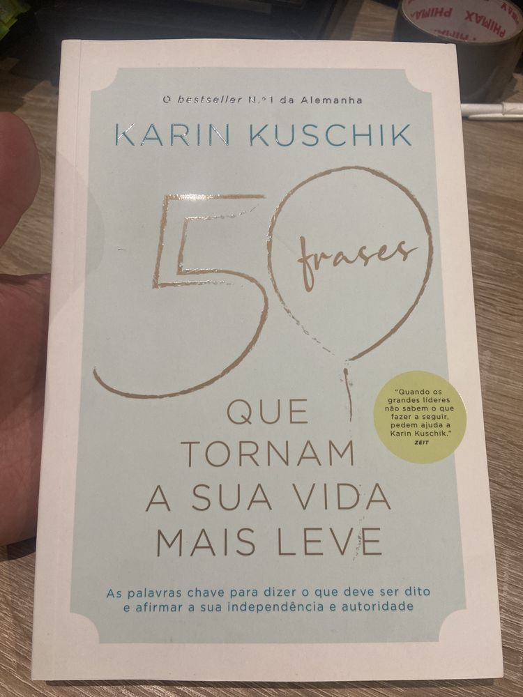 Livro novo- 50 frases que tornam a sua vida mais le