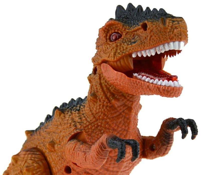 Dinozaur T-Rex Chodzący Chodzi Świeci + Jaja Zestaw  -Superzabaweczki-